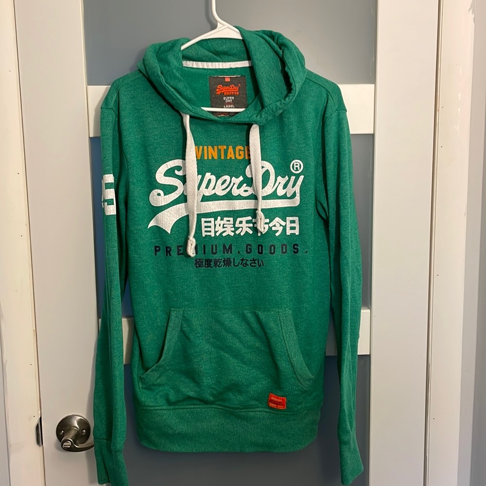 SUPERDRY Vintage Logo Tri Hoodie Men Size M EUC